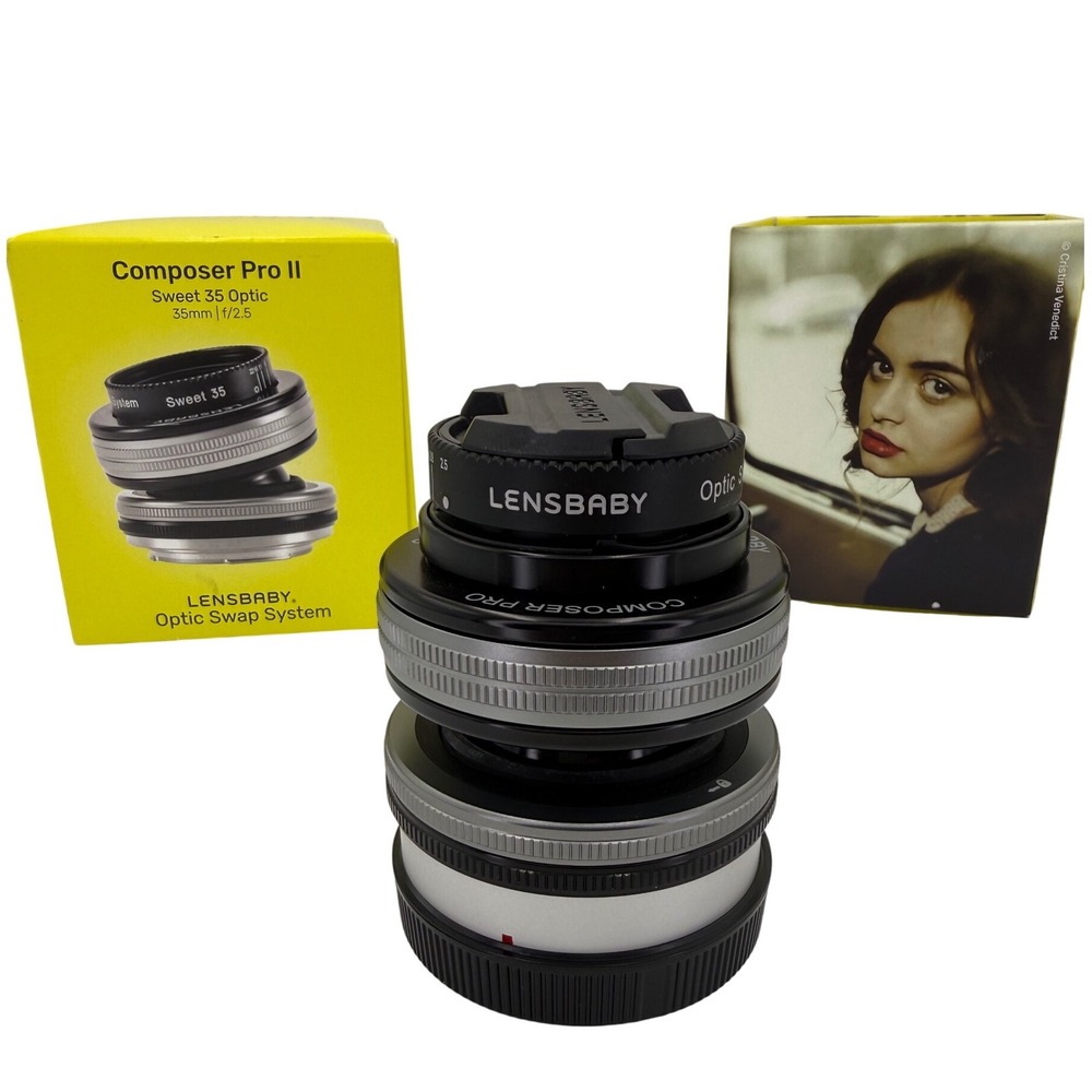 Lensbaby Composer Pro II Sweet 35 Optic for Canon RF Mount 35mm f2.5 Lens Swap